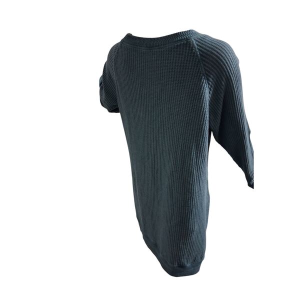 Soft Surroundings Womens size XL Waffle Knit Pocket Crewneck Casual Alternative - Picture 6 of 13